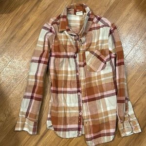 Outdoor Kids Bass Pro Shop Girl Flannel Size Large